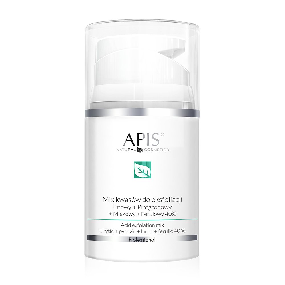 _Exfoliation Směs Kyselin Pro Exfoliaci Fytová + Pyrohroznová + Mléčná + Ferulová 40%