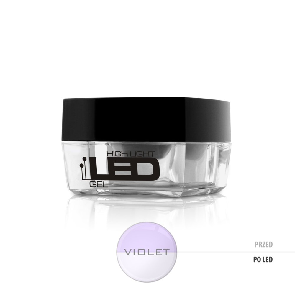 _High Light Led Gel Středně Silný Jednofázový Gel Na Nehty Violet