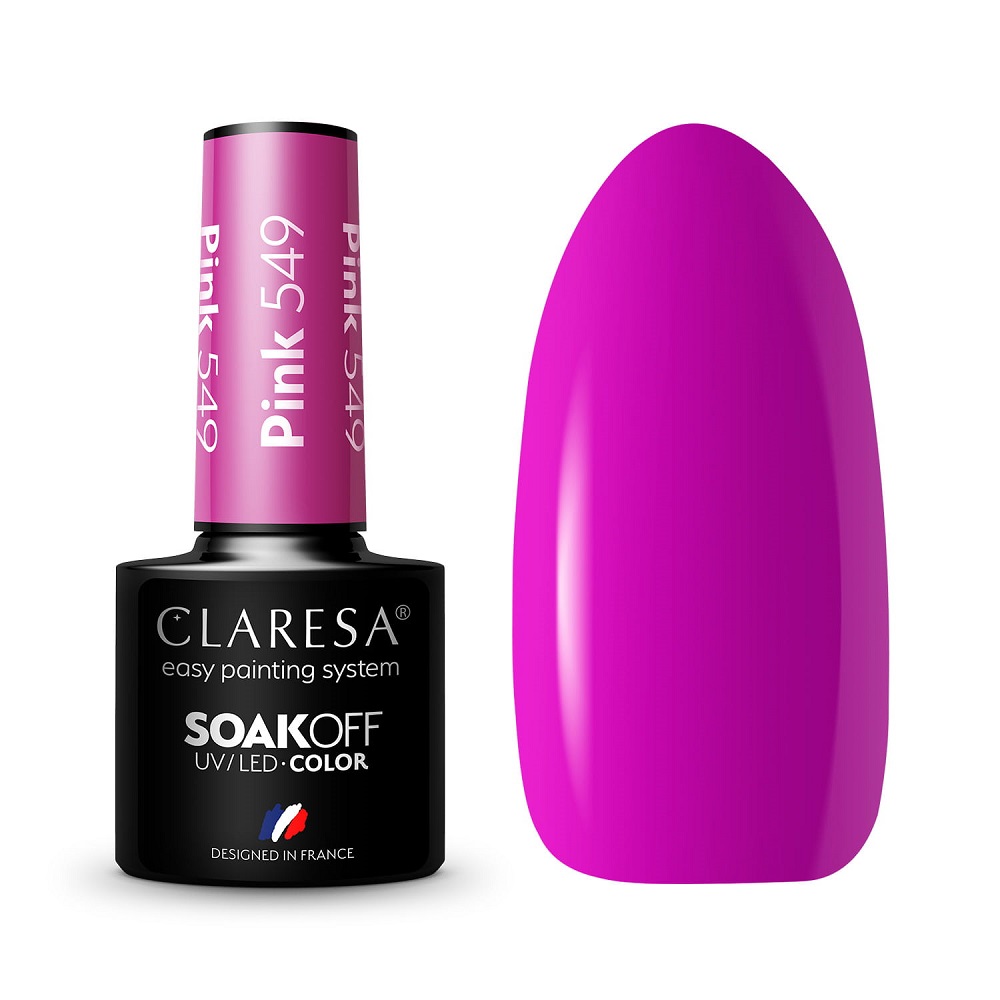 _Soak Off UV/LED Růžový Hybridní Lak 524 8