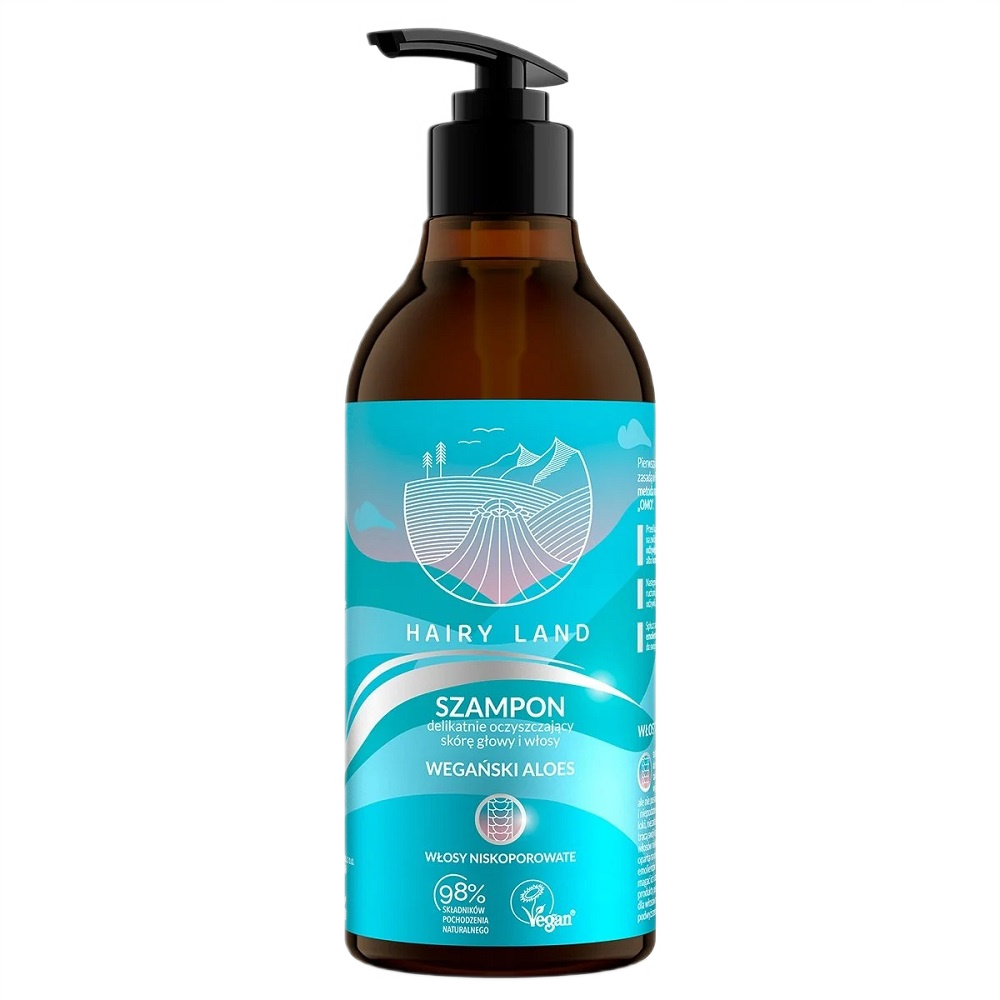 Włosy O Niskiej Porowatości ŠAmpón Na Vlasy S Nízkou Poréznosťou Vegan Aloe Vera 400ml