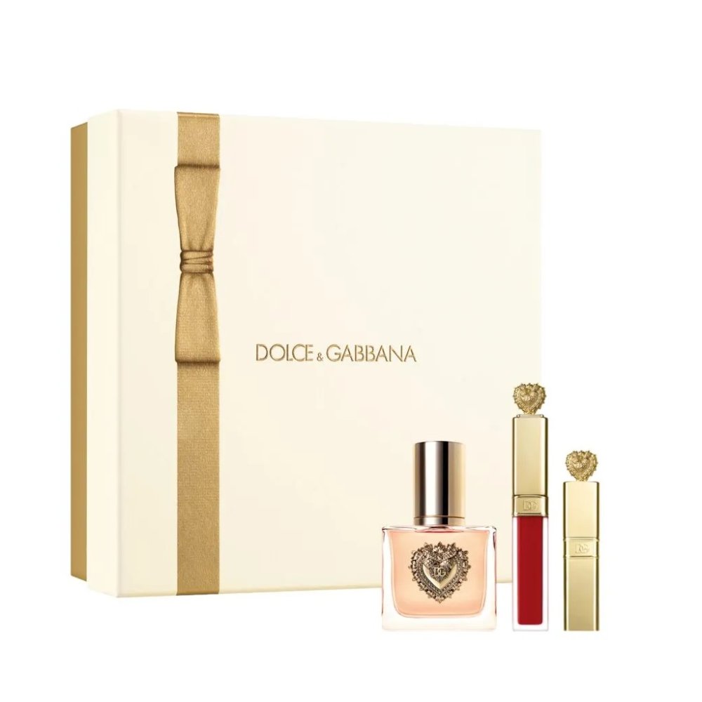 Devotion Zestaw Woda Perfumowana Spray + Tusz Do Rzęs + Pomadka Do Ust