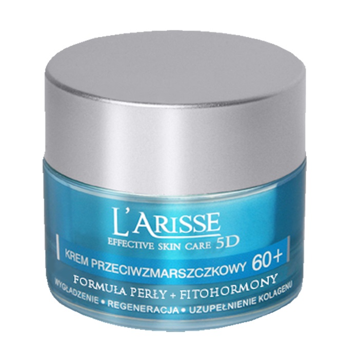 L'arisse 5D Perły + Fitohormony L'arisse 5D Krém Proti Vráskam 60+ 50 Ml